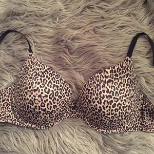 Victoria’s Secret cheetah push up bra
